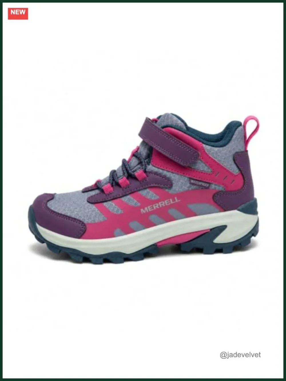 Merrell Moab Speed 2 Mid Waterproof Hiking Boots for Kids